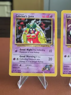 Pokemon Gym Heroes Sabrina Lot (27 Cards) Vintage WOTC – Damaged/Creased - Image 4