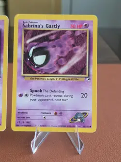 Pokemon Gym Heroes Sabrina Lot (27 Cards) Vintage WOTC – Damaged/Creased - Image 5