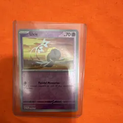 Pokemon Uxie Card 43 Basic 70 HP Painful Memories Psychic English - Image 1