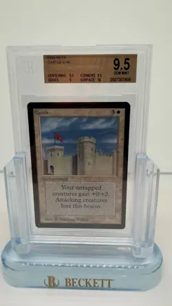 1993 Magic: The Gathering - Limited Edition Beta CASTLE BGS 9.5 - MTG MINT - Image 1