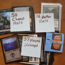 Special Request Magic: the gathering RATS and played OLDSCHOOL SWAMPS for EDH - Image 2