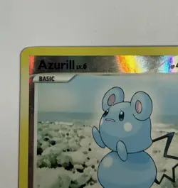 Pokemon TCG Azurill 69/130 Diamond and Pearl Reverse Holo - MP - Image 4