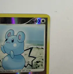 Pokemon TCG Azurill 69/130 Diamond and Pearl Reverse Holo - MP - Image 5