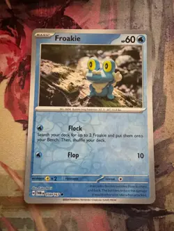 Froakie 056/167 Common Twilight Masquerade Pokemon Yuka Morii Reverse Holo NM - Image 1