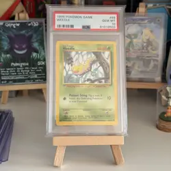 1999 Pokemon Base Set Unlimited #69 Weedle Gem Mt PSA 10 - Image 1