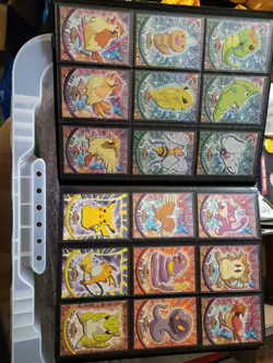 Pokemon 1999 Topps TV Animation Non and Holo 232 Card Lot. Full 1-151 First Gen - Image 2