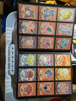 Pokemon 1999 Topps TV Animation Non and Holo 232 Card Lot. Full 1-151 First Gen - Image 3