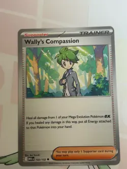 Pokemon TCG - Wally's Compassion - 132/132 - Uncommon - Mega Evolution - NM - Image 1