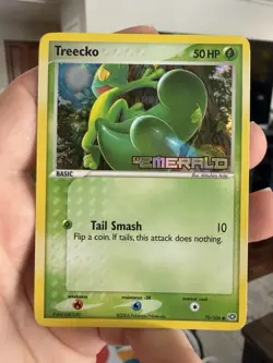 Treecko 70/106 - Reverse Holo EX Emerald Pokemon TCG Stamped LP - Image 1