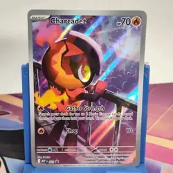 Charcadet 022 Phantasmal Flames ETB Holo Black Star Promo Pokemon TCG - Image 1