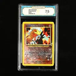 TQG 7.5 NM+ 2001 Pokemon ENG Entei #PROMO #34 - Image 1