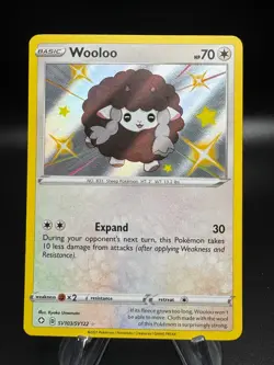 Pokemon Shining Fates Shiny Vault WOOLOO Baby Shiny #SV103/SV122 - Image 1