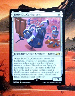 MTG D00-DL, Caricaturist Regular UNF 187 NM R - Image 1