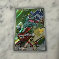 Pokemon Bulbasaur 037 Promo Illustration Rare First Partner Collection - Image 1