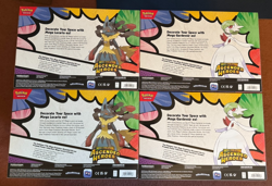 Pokemon Ascended Heroes Premium Poster Collection Gardevoir & Lucario LOT OF 4 - Image 2