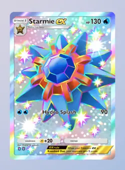 Starmie EX Shiny, Pokemon TCG Pocket, English, Celestial Guardians set, Digital - Image 1