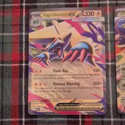 Pokemon TCG Mega Manectric EX 050/132 Mega Heracross EX 004/094 Foil Lot of 2 E… - Image 2