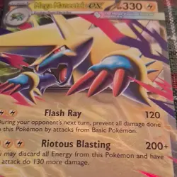 Pokemon TCG Mega Manectric EX 050/132 Mega Heracross EX 004/094 Foil Lot of 2 E… - Image 5