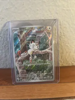 Pokemon Meowth 106/094 – Phantasmal Flames – English IR (Illustration Rare) - Image 1
