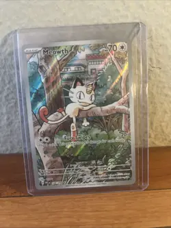 Pokemon Meowth 106/094 – Phantasmal Flames – English IR (Illustration Rare) - Image 2