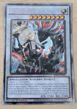 Yu-Gi-Oh! Ecclesia and the Dark Dragon 1st Edition BPRO-EN041 Starlight Rare NM - Image 1