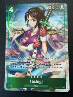 2026 One Piece TCG Tashigi ALT ART ENGLISH EB03-018 HEROINES - Near Mint - Image 1