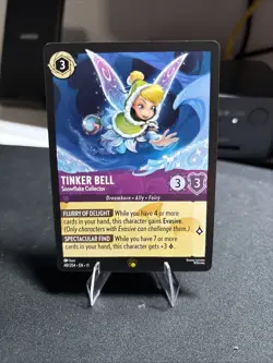 DISNEY LORCANA TCG Winterspell Tinker Bell Snowflake Collector 48/204 Legendary - Image 1