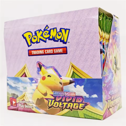 English Version Pokemon TCG Sword And Shield Vivid Voltage Booster Box Trading - Image 1