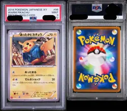 【Mint PSA9】Pokemon Warm Pikachu 096/XY-P Uniqlo Kids Promo Japanese XY 2014 F/S - Image 1