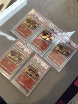 KFC PSA 9 Charizard Indonesian 181/SM-P Holo Pokemon Chaki Kids Meal Mint - Image 3