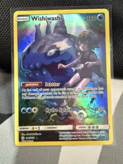 Wishiwashi 240/236 Cosmic Eclipse Full Art Secret Rare Holo Pokemon TCG. NM/LP - Image 1