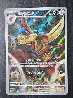 Kingambit SVP 130 Scarlet & Violet Promo Illustration Rare Pokemon TCG NM - Image 1
