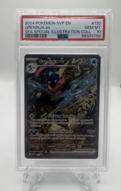 🔥 Pokemon Greninja ex SFA Special Illustration Coll Promo SVP EN #132 PSA 10 - Image 1