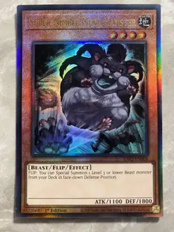 Yugioh - Super-Nimble Mega Hamster - RA02-EN004 - Ultimate Rare 1st Edition - Image 1