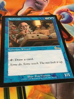 C5511 MAGIC THE GATHERING MTG URZA'S LEGACY ARCHIVIST #26 RARE LP - Image 2