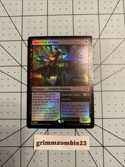 Emeritus of Woe #80 (Foil) (NM) Secrets of Strixhaven SOS Magic MTG - Image 1