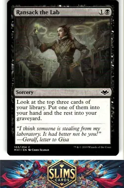 Magic the Gathering MTG Modern Horizons Ransack the Lab #103 Buy 2 Get 1 - Image 1