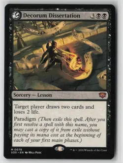 Decorum Dissertation 78 Mythic Secrets of Strixhaven Near Mint - Image 1