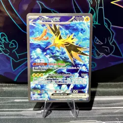 Zapdos ex 202/165 – Pokemon TCG Scarlet & Violet 151 – Full Art – Near Mint - Image 1