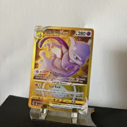 Pokemon TCG Mewtwo VSTAR Pokemon GO 086/078 Holo Secret Rare - Image 1