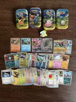 Pokemon - Ascended Heroes Lot - 2 IR/2 Promo/3 Ex/14 Reverse Holo/62 Bulk + Pin - Image 1