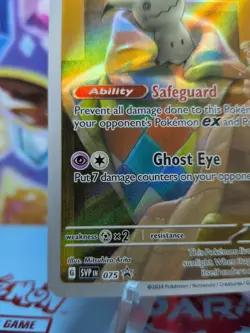 Pokemon TCG - Scarlet & Violet Black Star Promo - Paldean Fates - Mimikyu 075 NM - Image 4