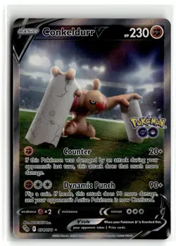 2022 Pokemon Go Conkeldurr V #74/78 - Image 1