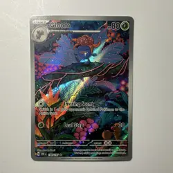 Pokemon TCG Gloom Illustration Rare Full Art Holo 198/197 Obsidian Flames 80 HP - Image 1