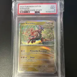 2024 POKEMON SVP EN-SV BLACK STAR PROMO #091 KORAIDON PSA 9 - Image 1