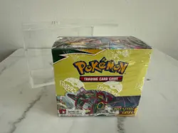 Pokemon Sword & Shield Evolving Skies Booster Box Factory Sealed w/ Acrylic Case - Image 1