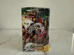 Pokemon Sword & Shield Evolving Skies Booster Box Factory Sealed w/ Acrylic Case - Image 5