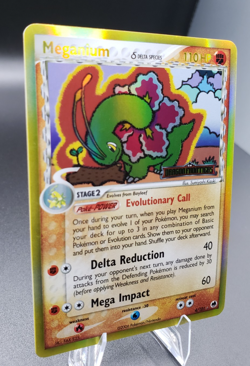 Pokemon TCG Meganium 4/101 Delta Species - Dragon Frontiers Reverse Holo Stamped - Image 2