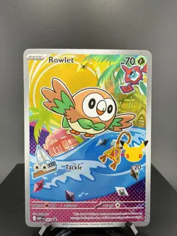 2026 Pokemon Rowlet 043 Me: Mega Evolution Promo Holo - Image 1