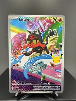 2026 Pokemon Litten 044 Me: Mega Evolution Promo Holo - Image 1